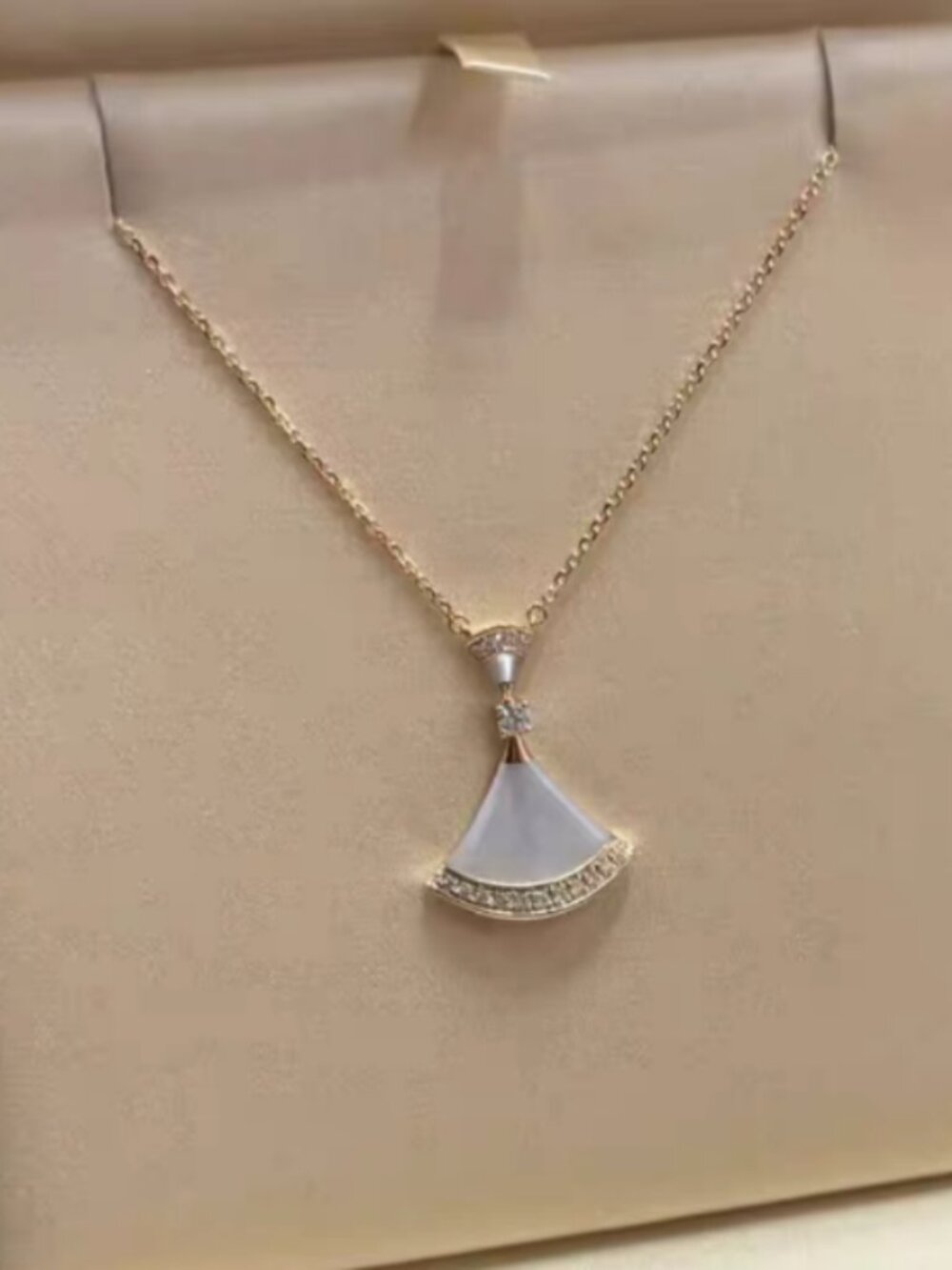 Bvlgari Fan Pendant Necklace